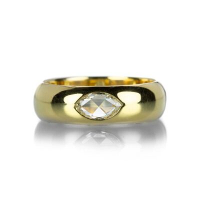 Rings Diana Mitchell  | Marquise Diamond Wide Band