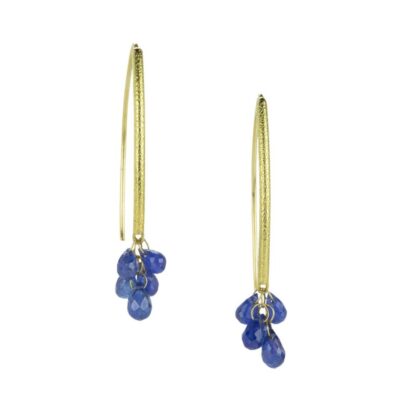 Earrings Barbara Heinrich  | Light Blue Sapphire Navette Earrings