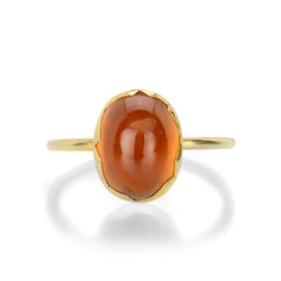 Rings Annette Ferdinandsen  | Hessonite Garnet Egg Stacker Ring