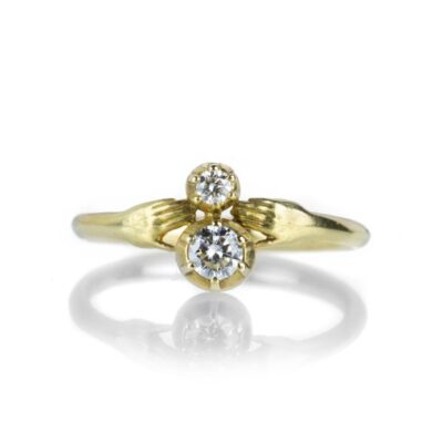 Rings Anthony Lent  | Diamond Tiny Hands Ring