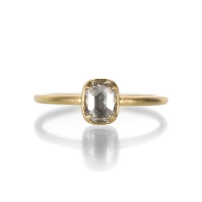 Rings Gabriella Kiss  | Rose Cut Cushion Diamond Ring