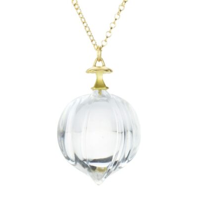 Necklaces Gabriella Kiss  | 18K Crystal Hickory Nut Necklace