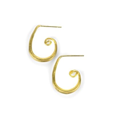 Earrings Rosanne Pugliese  | Curly Hoop Earrings