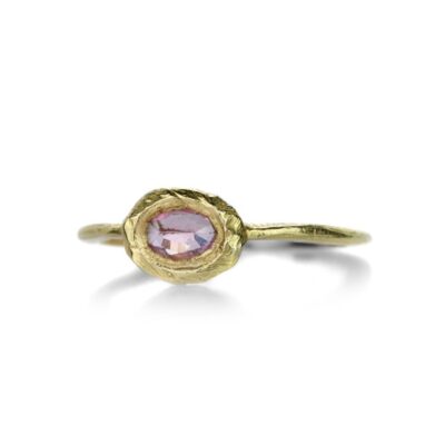 Rings Page Sargisson  | Oval Pink Sapphire Ring