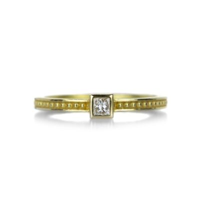 Rings Barbara Heinrich  | 18K Square Diamond Ring