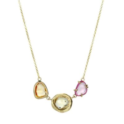 Necklaces Page Sargisson  | Triple Sapphire Necklace