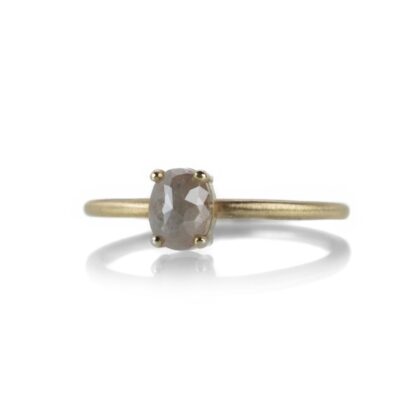 Rings Nicole Landaw  | 14K Oval Rose Cut Diamond Ring